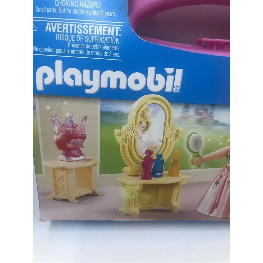 Playmobil Princess Vanity Carry Case pink set 5650 new sealed